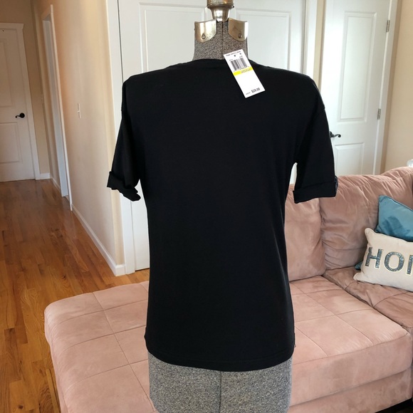 NWT LAST ONE: M LADY GAGA BLACK TEE SHIRT! - Picture 3 of 5